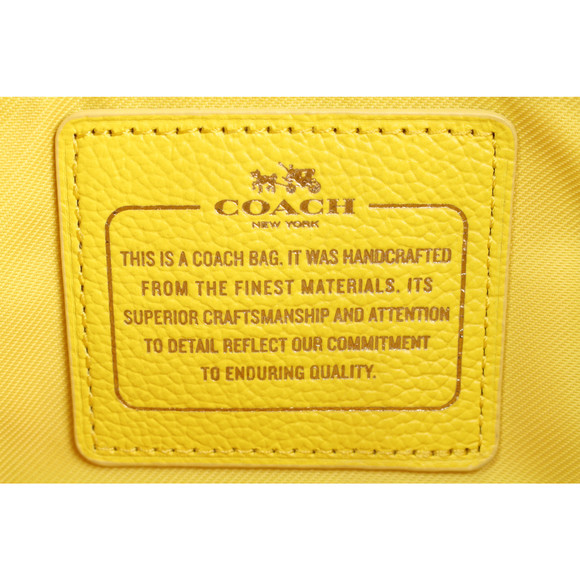 Coach Dakota Shoulder Bag Yellow - Picture 9 of 16